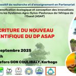 Ecriture du nouveau projet scientifique du dP-ASAP 23 au 25 septembre 2025